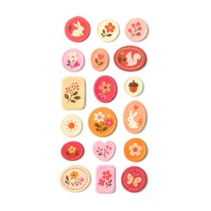 ぷっくりスタンプシール